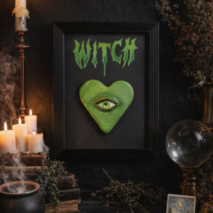 Cadre Witch vert